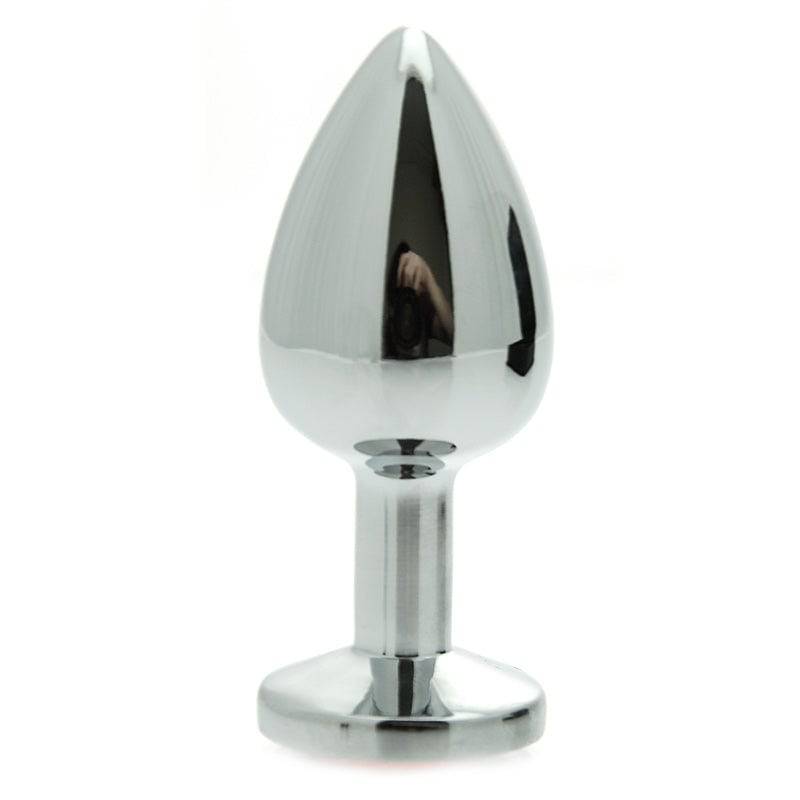 Rimba jewel butt plug featuring a sleek design and a sparkling gemstone accent for added elegance.