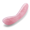 Le Wand Crystal G Wand in Rose Quartz with a sleek design and smooth surface, perfect for relaxation and pleasure.