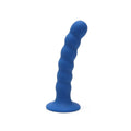 Me You Us 5.5-inch Ripple G Spot peg dildo with textured design for enhanced pleasure in soft silicone.