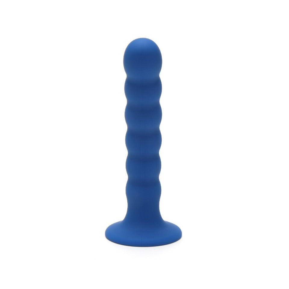 Me You Us 5.5-inch Ripple G Spot Peg Dildo with textured surface and ergonomic design for enhanced pleasure.