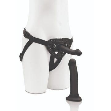 Me You Us strap-on harness kit with 6-inch and 8-inch dildos in a versatile design for enhanced intimate experiences.