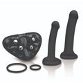 Me You Us strap-on harness kit with 6 and 8-inch dildos displayed on a neutral background.