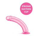 Me You Us Ultra Pink Dong, 7 inches, featuring a realistic design and smooth texture for enhanced pleasure.