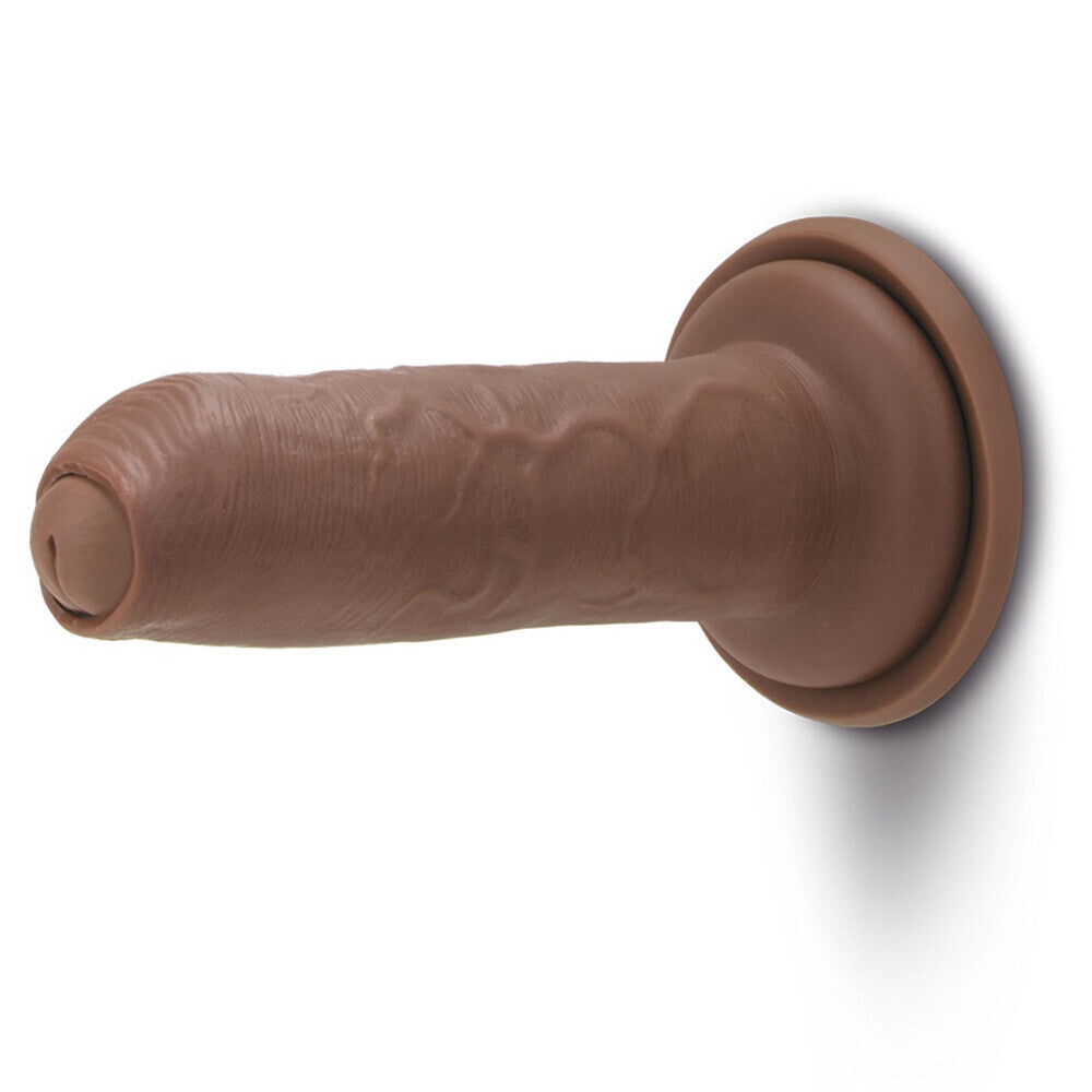 Flesh brown 6-inch dildo from Me You Us, showcasing realistic details and a lifelike design.