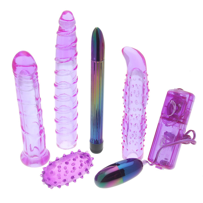 Purple Carnal Collection by Nasswalk Toys featuring sleek design and textured surface for enhanced pleasure.