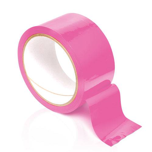 Pink bondage tape by Bondage Tape, featuring a soft, flexible texture perfect for restraint and creative play.