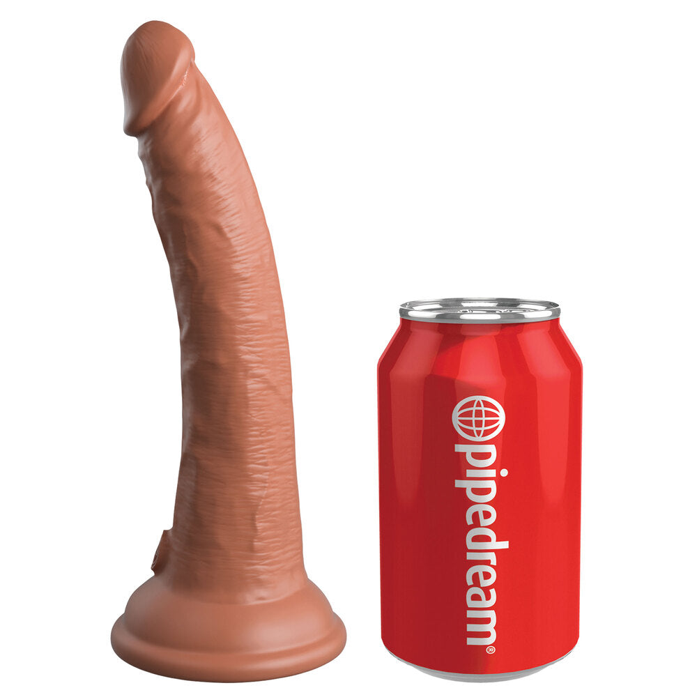 King Cock Comfy Silicone Body Dock Kit with 7-inch dildo by PipeDream, showcasing realistic design and versatile use.