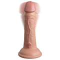 King Cock Elite 6-inch dual density vibrating dildo in flesh pink color with realistic texture by PipeDream.