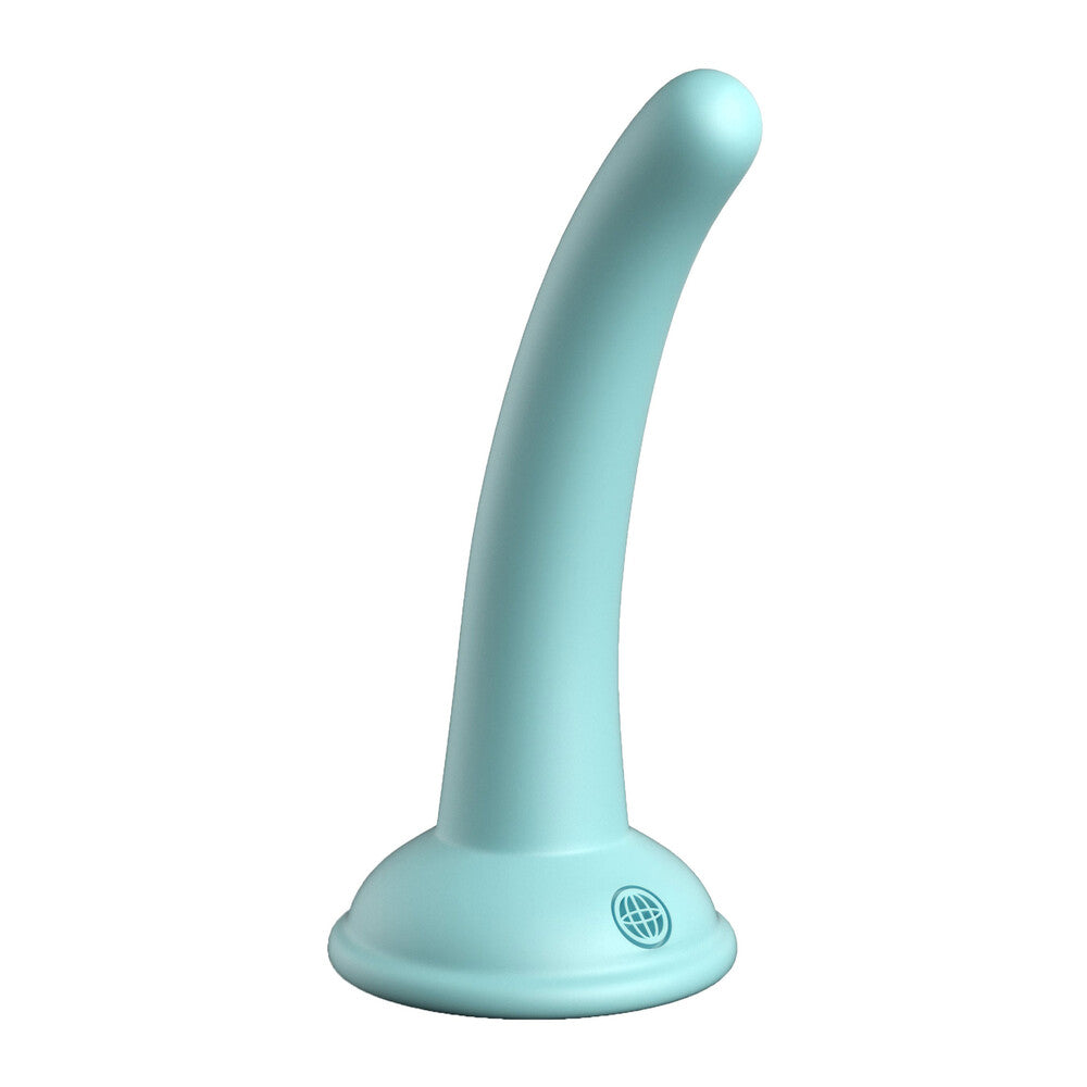 Pipedream Dillio Platinum Curious Five, a set of five colorful silicone dildos in various sizes and shapes.