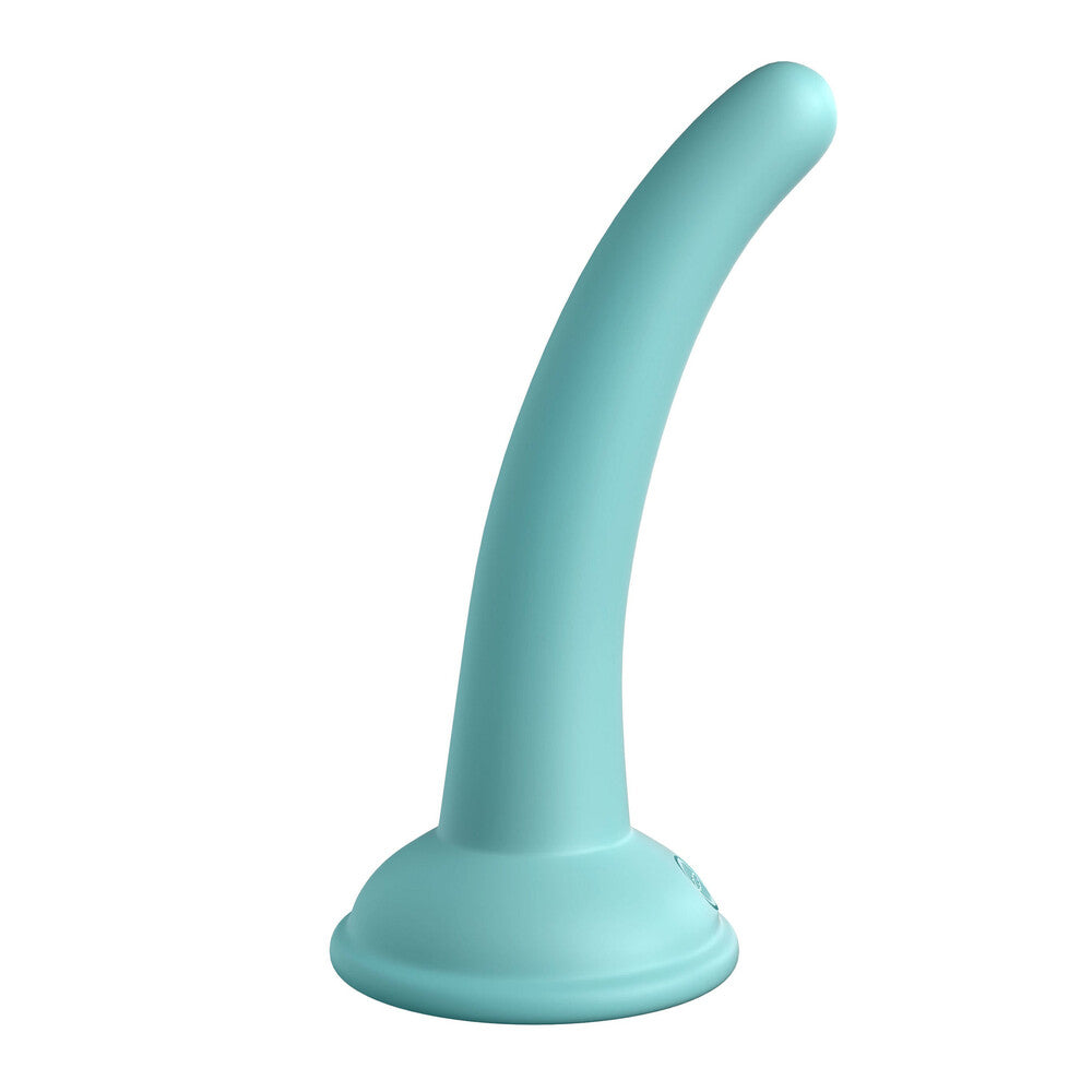 Pipedream Dillio Platinum Curious Five, a set of five colorful silicone dildos in various sizes and shapes.