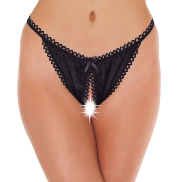 Rimba black seamless thong showcasing soft fabric and minimalist design, ideal for everyday comfort.