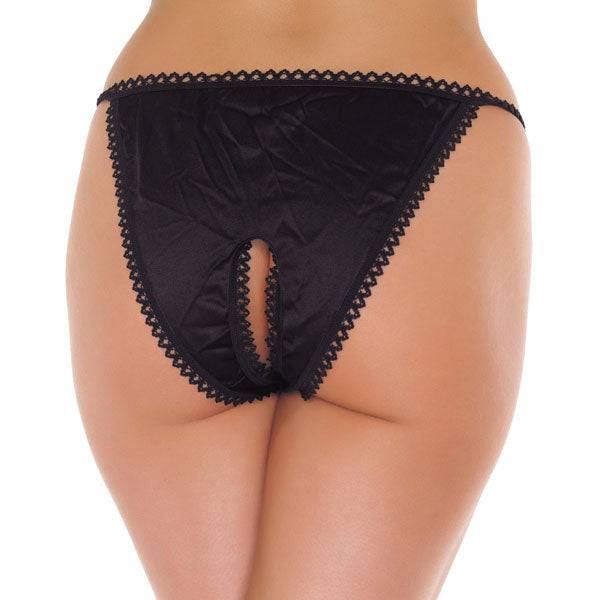 Rimba svart grenfri tanga featuring a sleek design and comfortable fit, ideal for everyday wear.