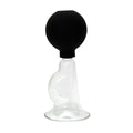 Rimba large glass nipple pump with a sleek design and clear glass for enhancing sensitivity and pleasure.