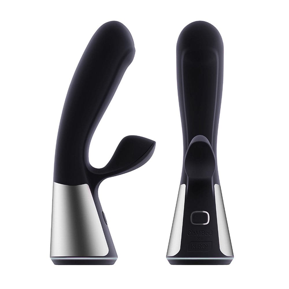 Kiiroo OhMiBod Fuse rechargeable vibrator with sleek design and ergonomic shape for enhanced pleasure.