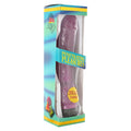 Purple jelly vibrator from Seven Creations, 7 inches long, featuring a realistic design and textured surface for added stimulation.