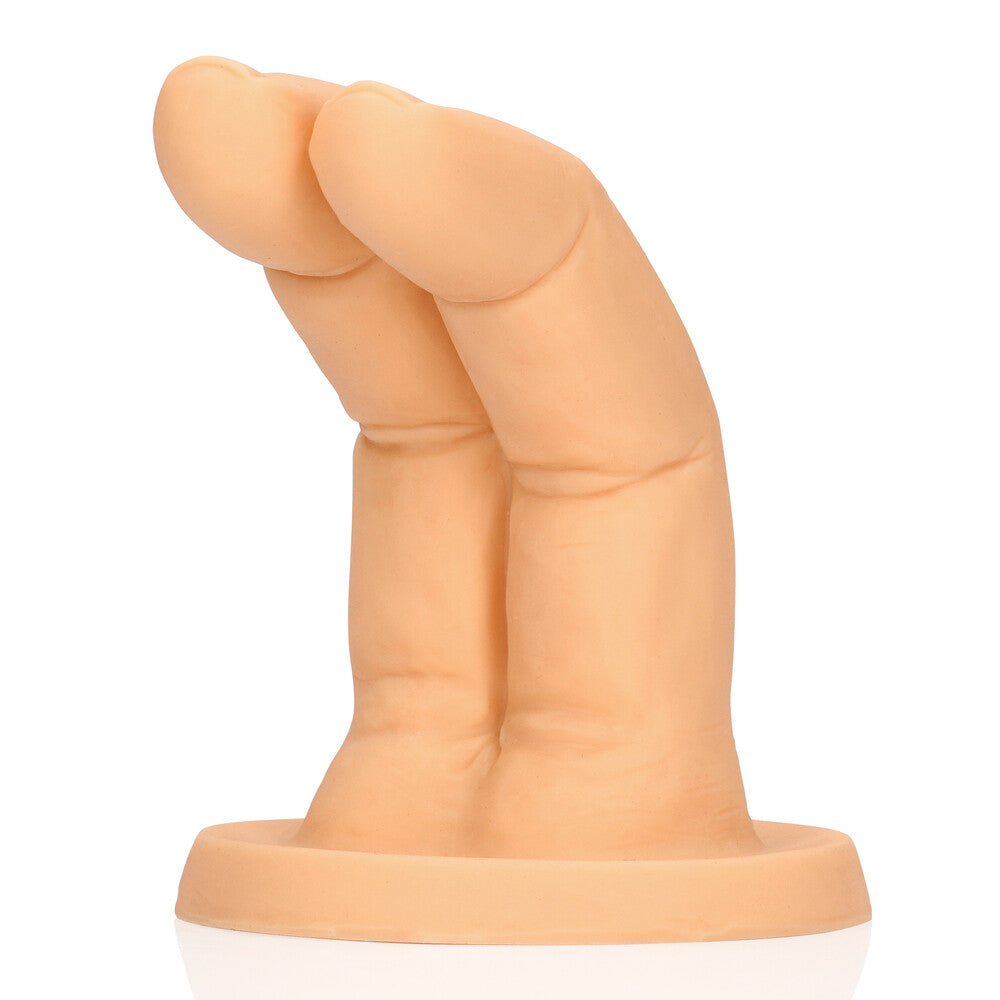 Shots Toys Cum Over Finger Dildo with textured surface and flexible design, perfect for intimate pleasure experiences.