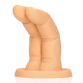 Shots Toys Cum Over Finger Dildo with textured surface and flexible design, perfect for intimate pleasure experiences.