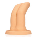 Shots Toys Cum Over Finger Dildo with textured silicone, designed for intimate pleasure and easy handling.