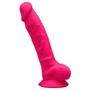 Silexd Premium Silikon 7-inch dildo in realistic design with textured surface for enhanced pleasure.
