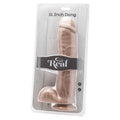 ToyJoy Get Real 11-inch realistic dong in flesh color with textured surface and rounded balls.