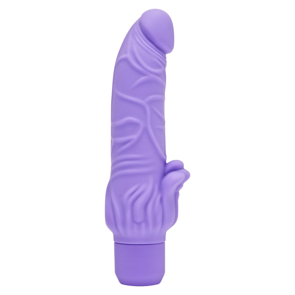 ToyJoy Get Real Klassisk Stim Vibrator in vibrant purple with textured design for enhanced pleasure.