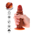 ToyJoy Get Real silicone gliding foreskin dong with realistic texture and design for enhanced pleasure.