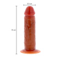 ToyJoy Get Real silicone gliding foreskin dong with lifelike texture and realistic design for enhanced pleasure.