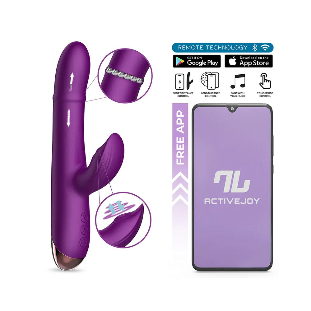 INTOYOU Sendel Rabbit Vibrator with app control, featuring a sleek design and dual stimulation features.