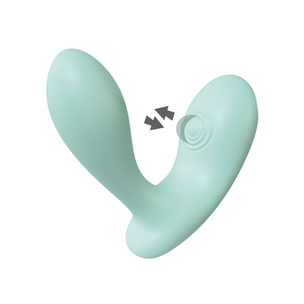 Xocoon DuoVibe II knackvibrator in vibrant colors, showcasing its sleek design and dual vibration features.
