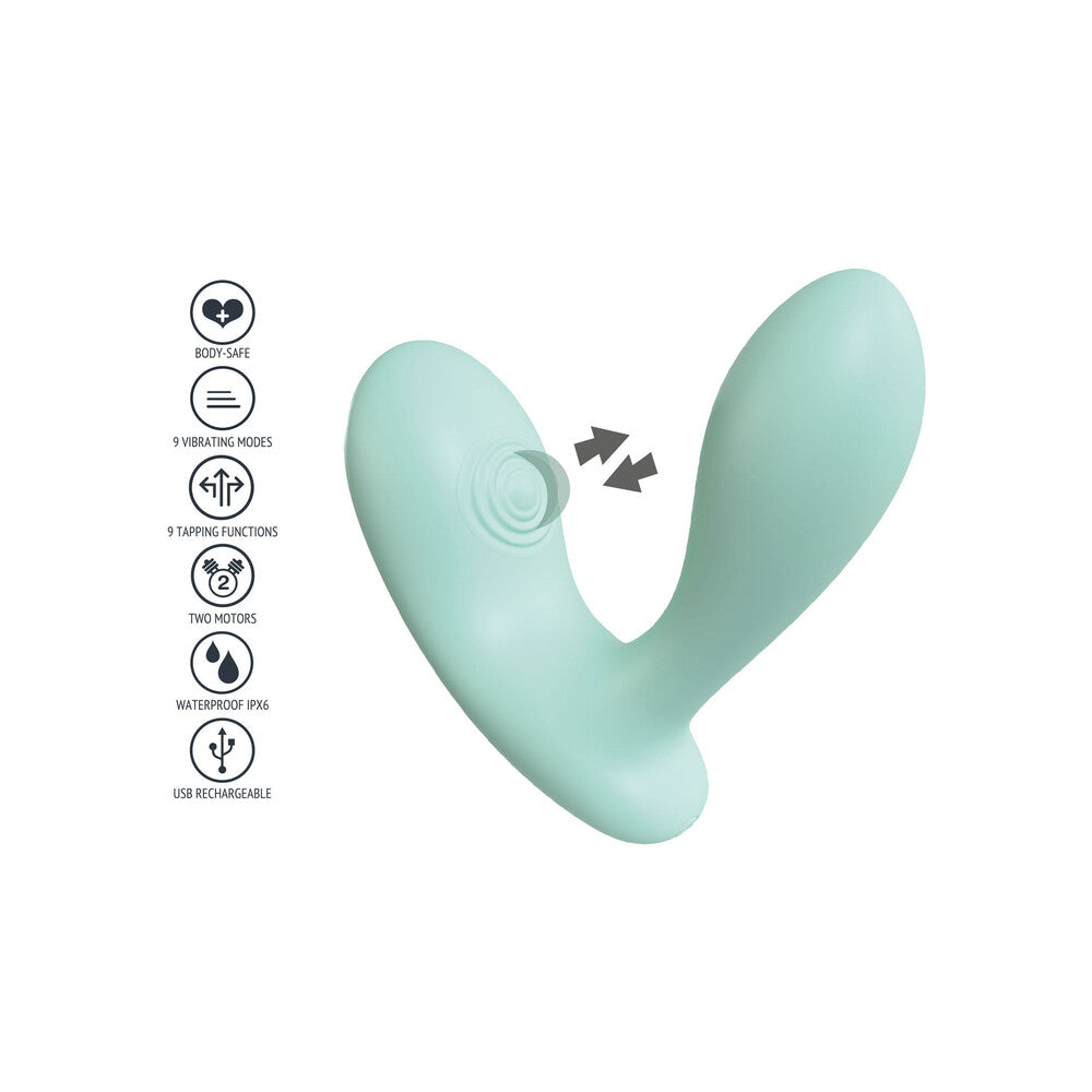 Xocoon DuoVibe II knackvibrator in sleek design, showcasing dual vibration features and ergonomic shape.