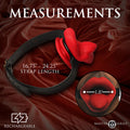 XR Brands Master Series Vibrerande Sissy Mouth Gag with adjustable straps and textured silicone design.