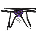 You2Toys purple and black universal harness strap with adjustable features for a secure fit.