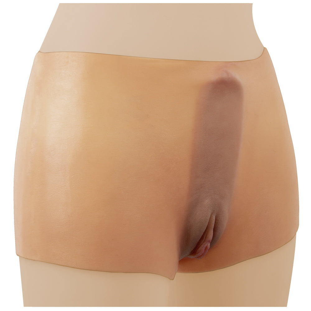 You2Toys ultra-realistic vagina pants with detailed texture and lifelike design, showcasing the product's unique features.